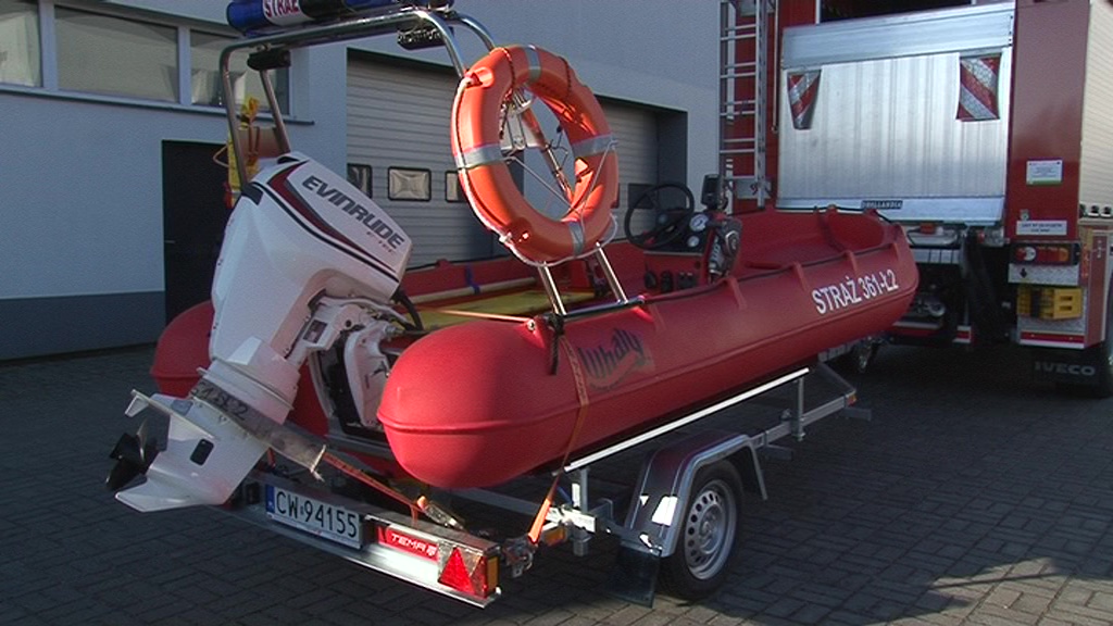 Strażacy mają nowoczesną łódź za 90 tysięcy złotych!