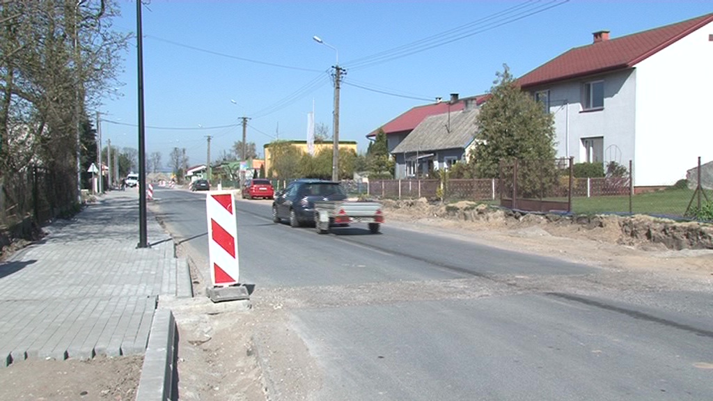 Remont drogi nr 265 Kowal – Brześć Kujawski potrwa do końca roku