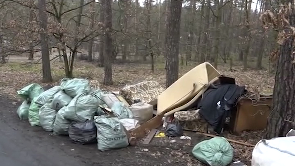 Śmieci w lasach są wszędzie!