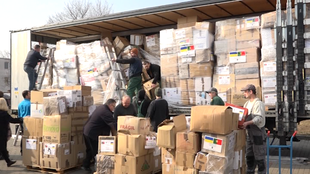 18 ton darów od Portugalczyków dla Ukraińców