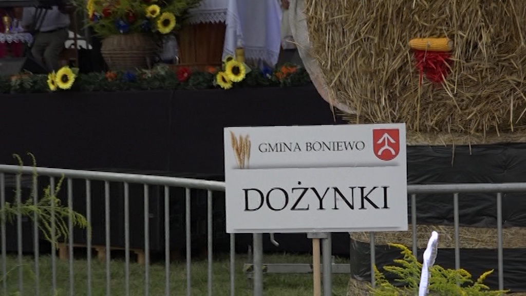 Mieszkańcy gminy Boniewo podziękowali za plony