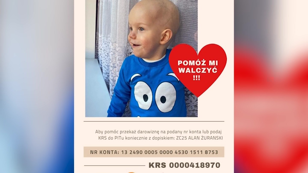 Problemy szpitala w Łodzi zagrożeniem dla życia małego Alana