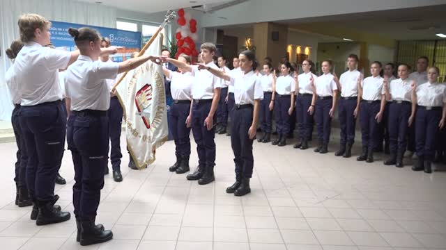 Ślubowanie klas mundurowych w „Baczyńskim”