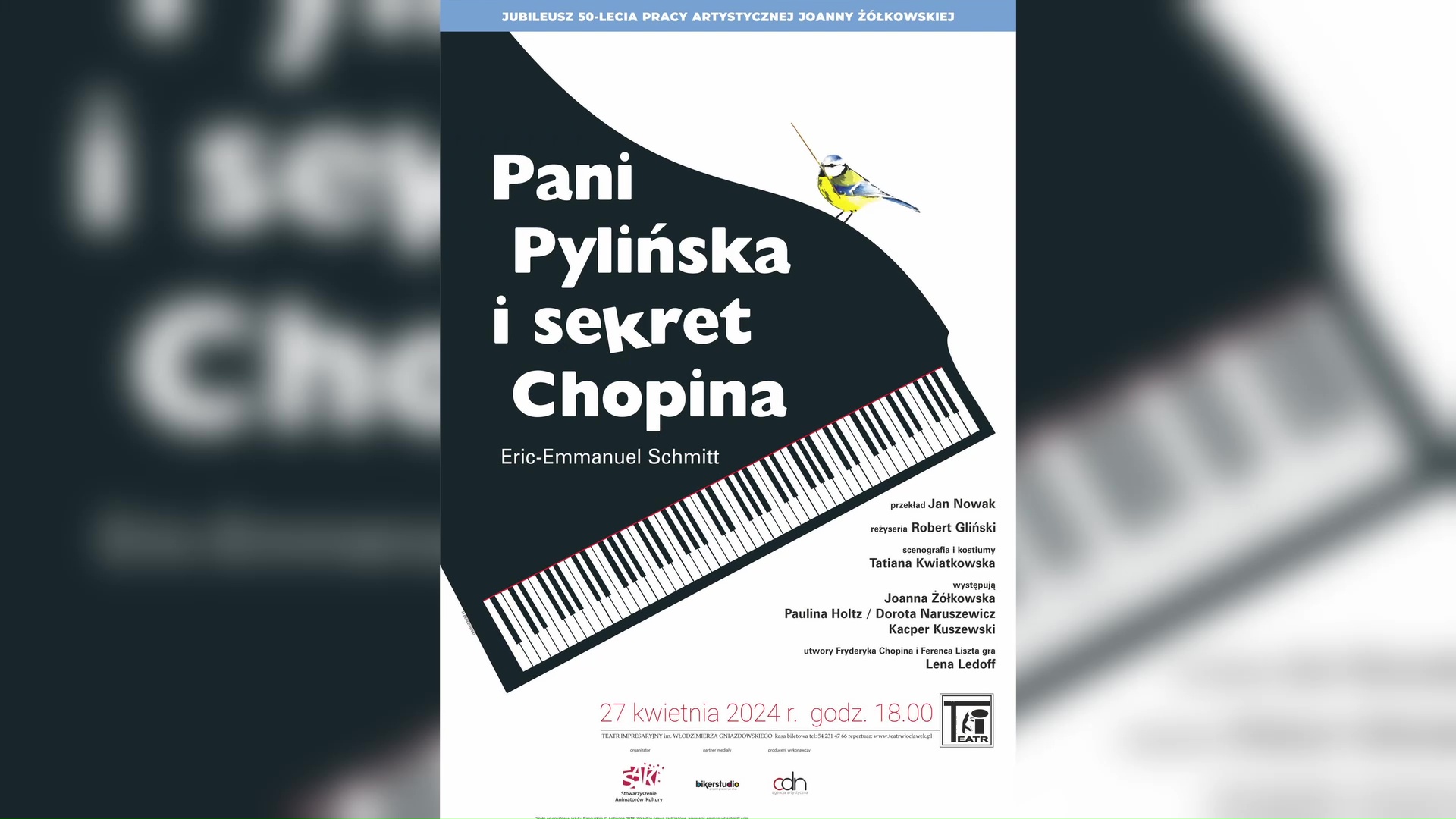 „Pani Pylińska i Sekret Chopina” już w sobotę w Teatrze