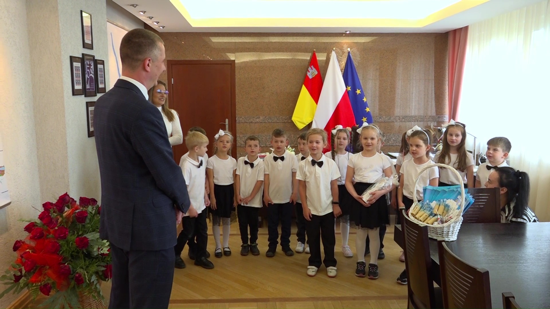 Dzieci przywitały nowego prezydenta!